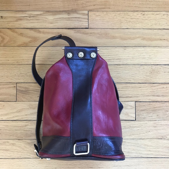 Maroon/Brown Valentina Crossbody Shoulder Purse - Picture 2 of 6